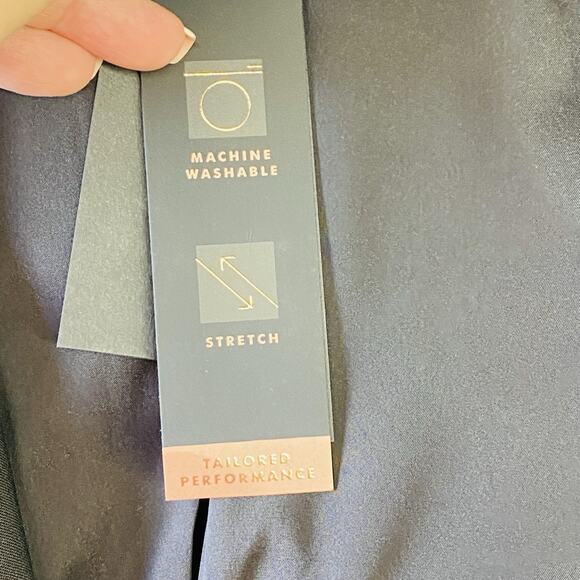 Banana Republic Blazer Women Size 10 CLASSIC-FIT WASHABLE ITALIAN WOOL BLEND NWR - Picture 8 of 8